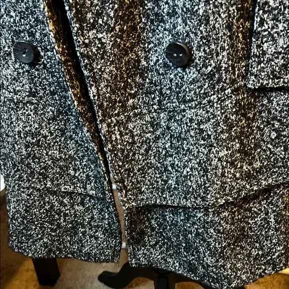 Calvin Klein Gray Wool Blend Double-Breasted Coat- NWOT - Picture 7 of 9